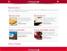 Tablet Screenshot of estellaturismo.com
